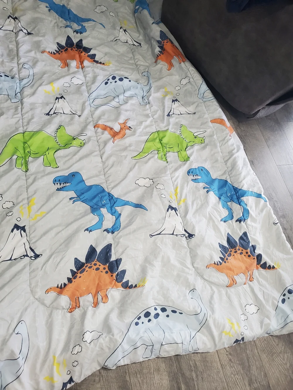 Full Dinosaur Comforter, Shams, Pillowcase And Blanket